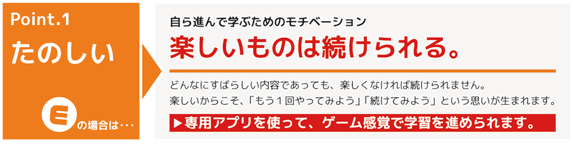 楽しいものは続けられる
